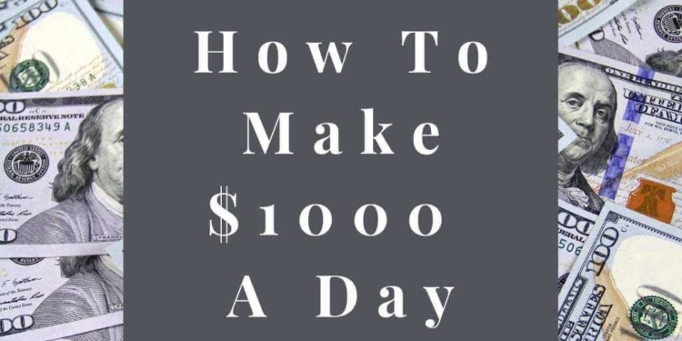 How To Take 1000 Dollars And Make Money